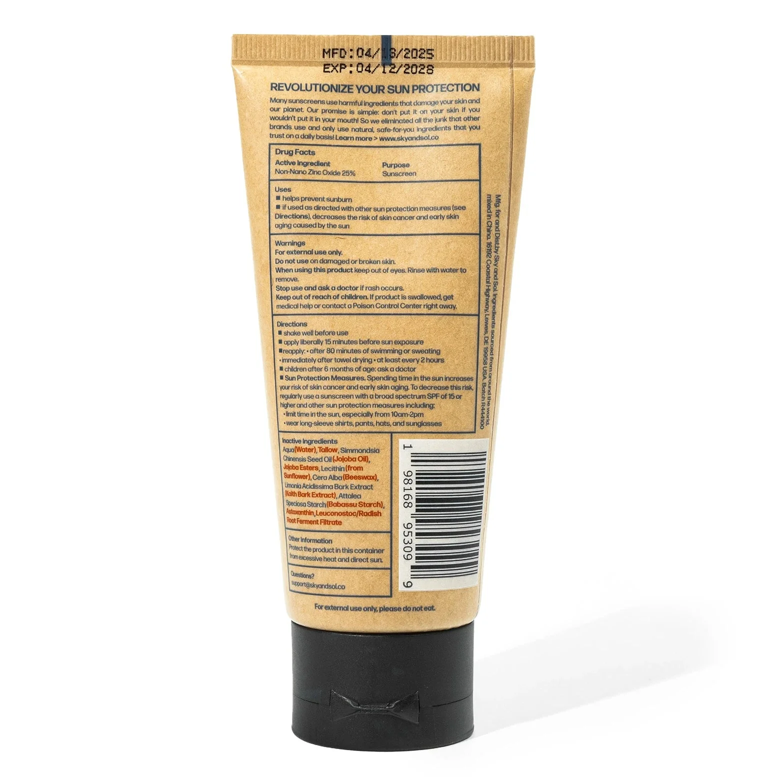 Sky and Sol Face & Body Sunscreen - Image 4