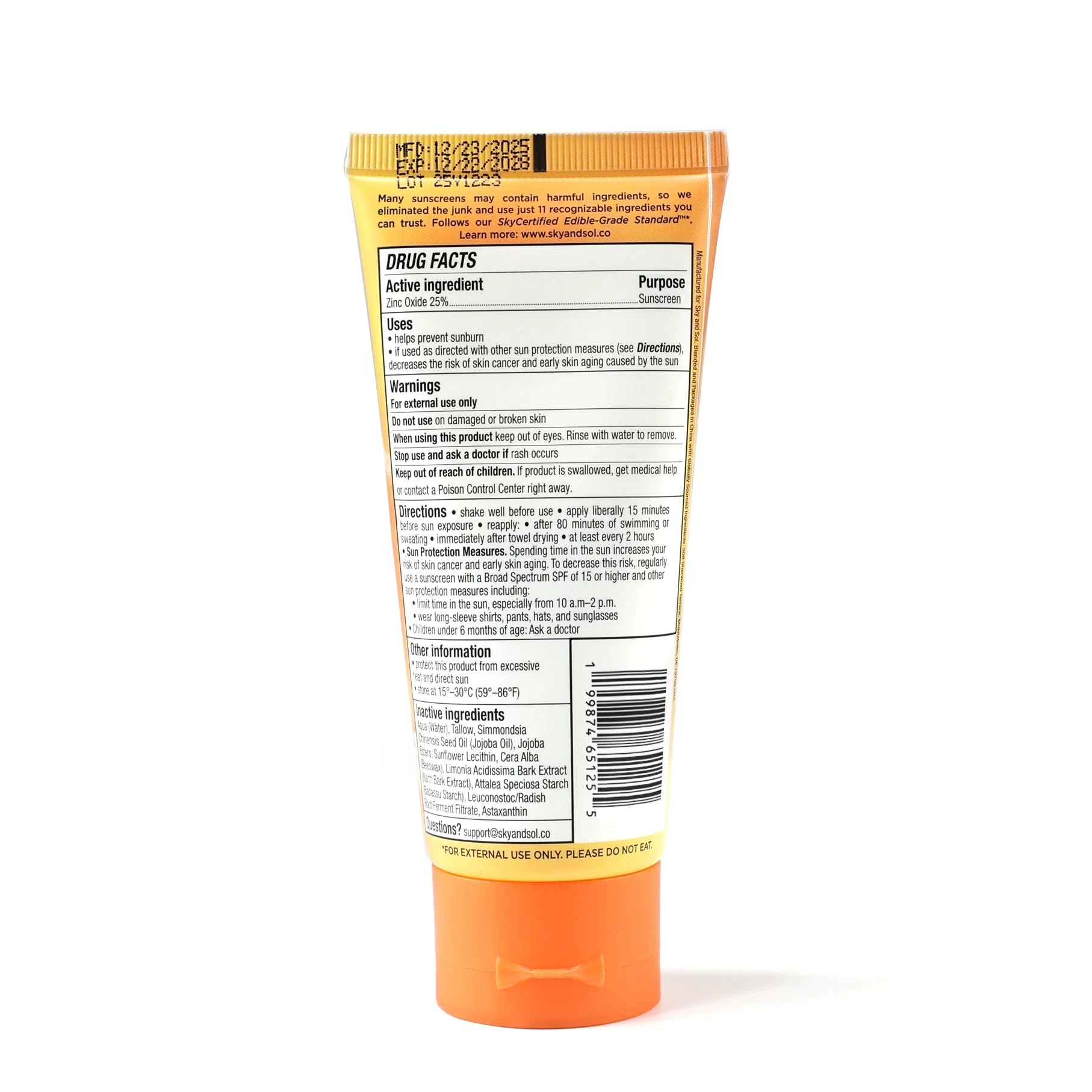 Sky and Sol Sports Sunscreen - Image 3